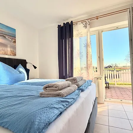 公寓 Muschel 1 Mit Terrasse Und Garten, Bensersiel