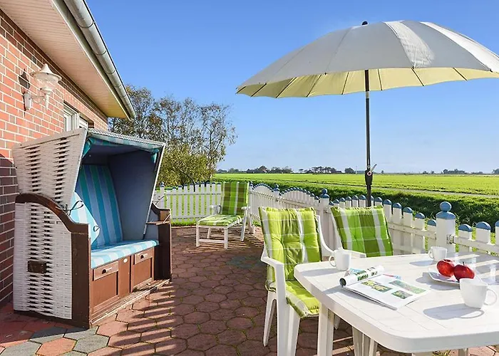 Muschel 1 Mit Terrasse Und Garten, Bensersiel Appartement *